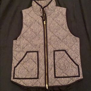 J. Crew women’s herringbone puffer vest